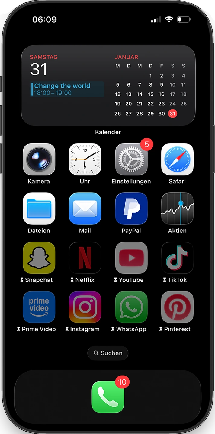 Mit Screen Time